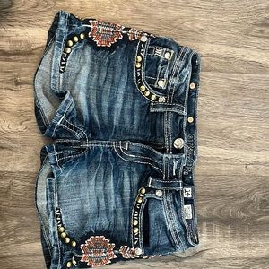 Adorable miss me shorts, youth size 14